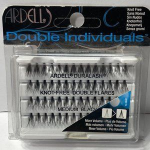 Ardell Lashes Double Individuals Knot Free Double Flares Medium Black Duralash